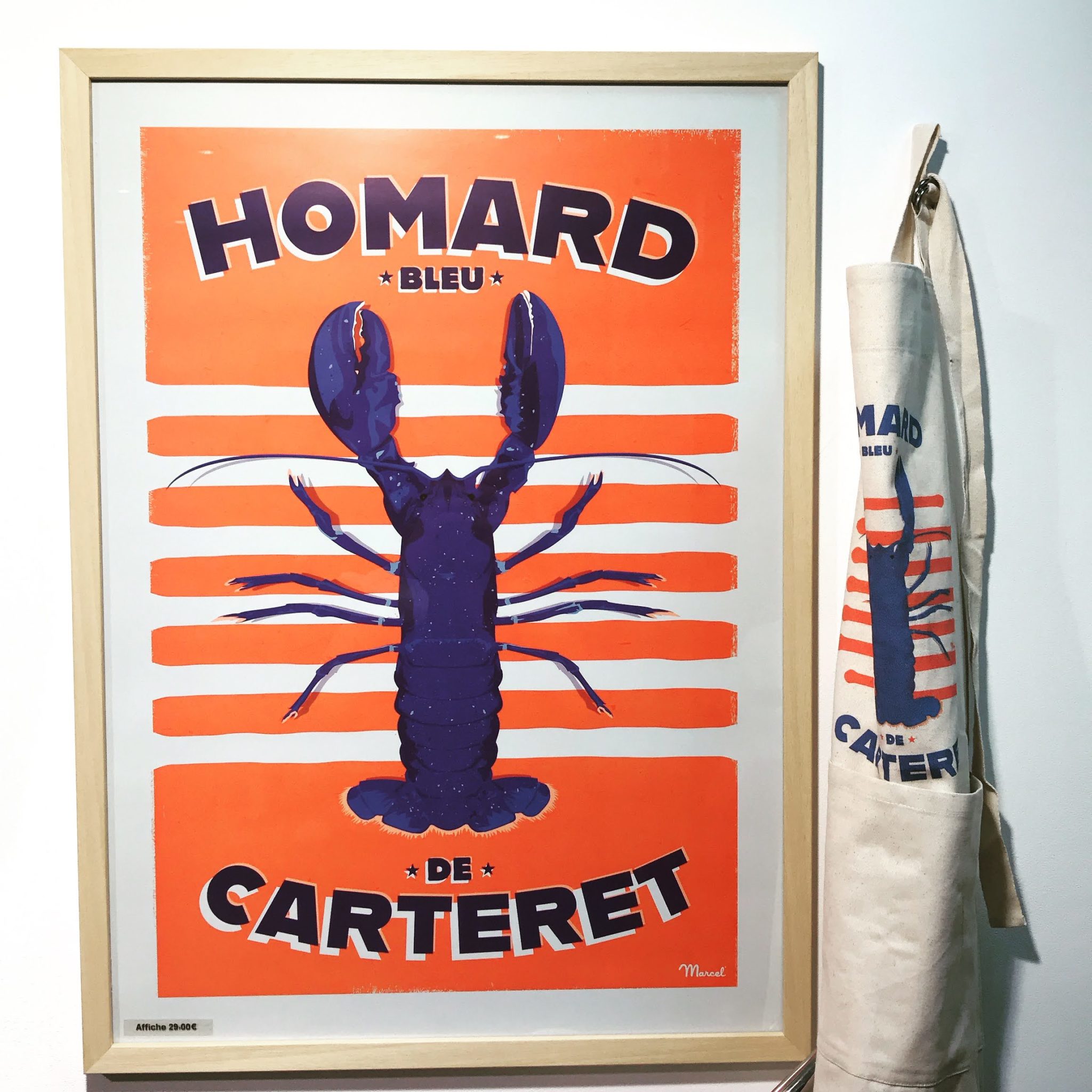 affiche-homard-de-carteret-grand-format-esprit-marin-carteret